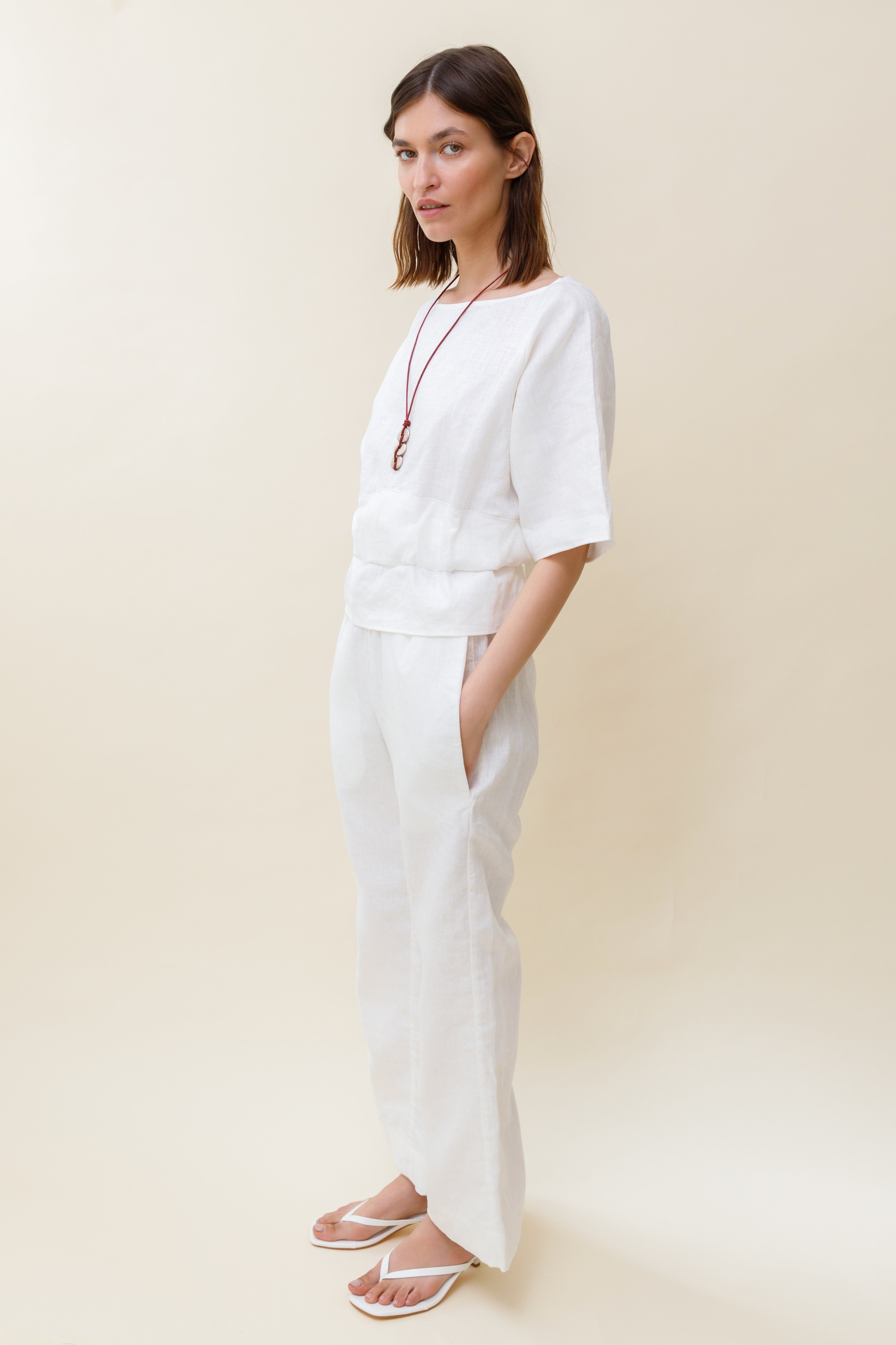 Anita Cinched Waist Top