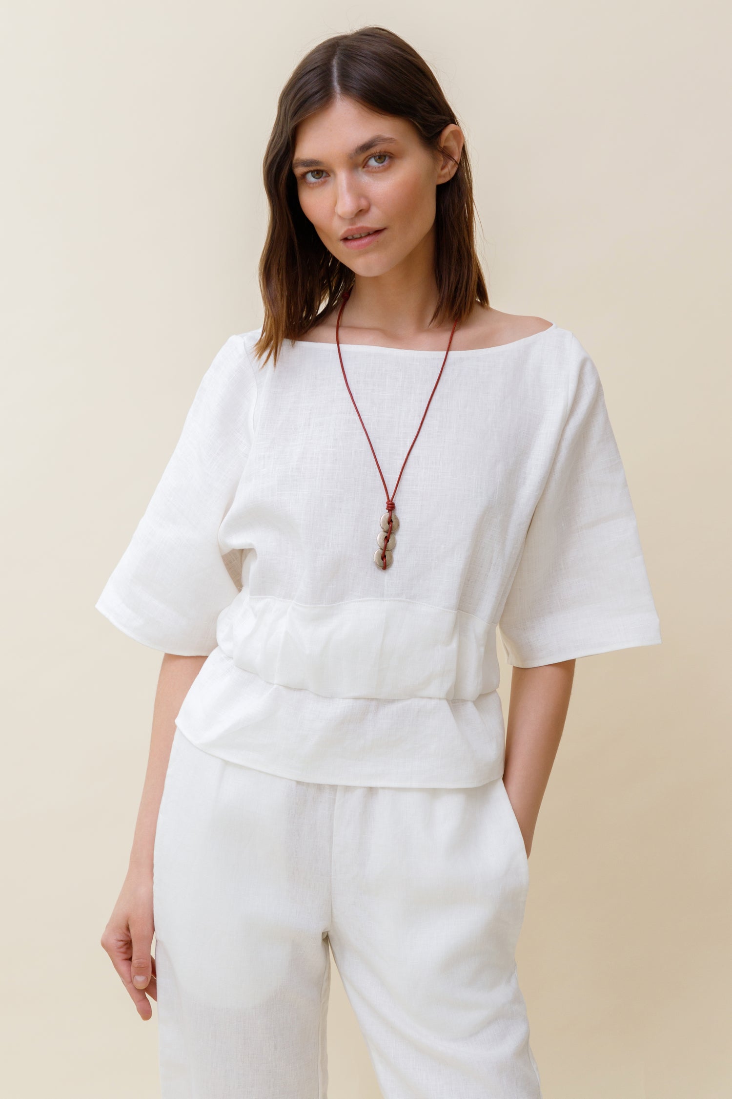 Anita Cinched Waist Top