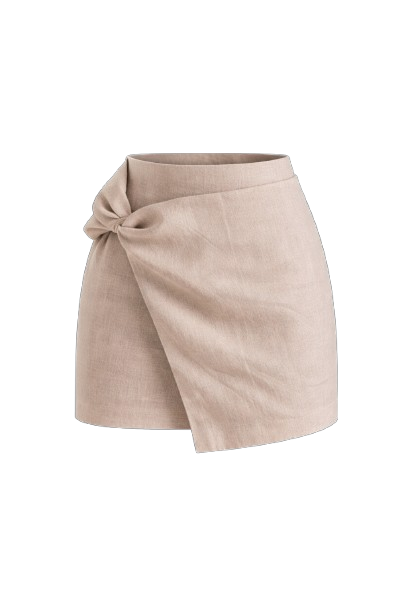 Kiki Asymmetric Mini Skirt