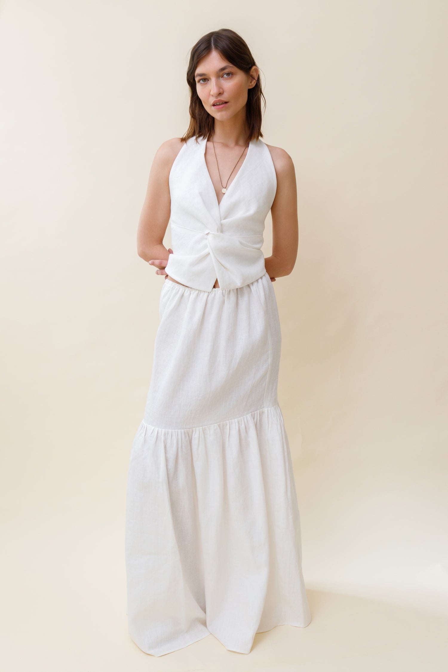 Mona Tiered Maxi Skirt