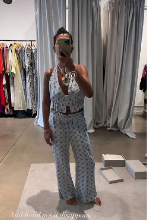 Maria Linen Flare Pants