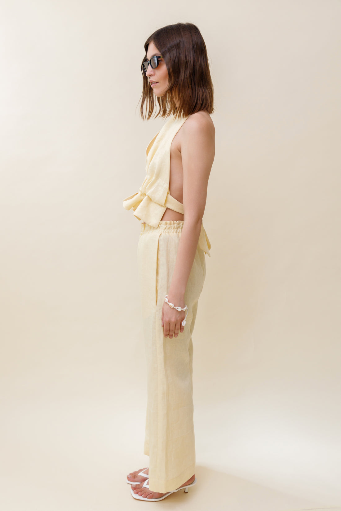 Maria Linen Flare Pants