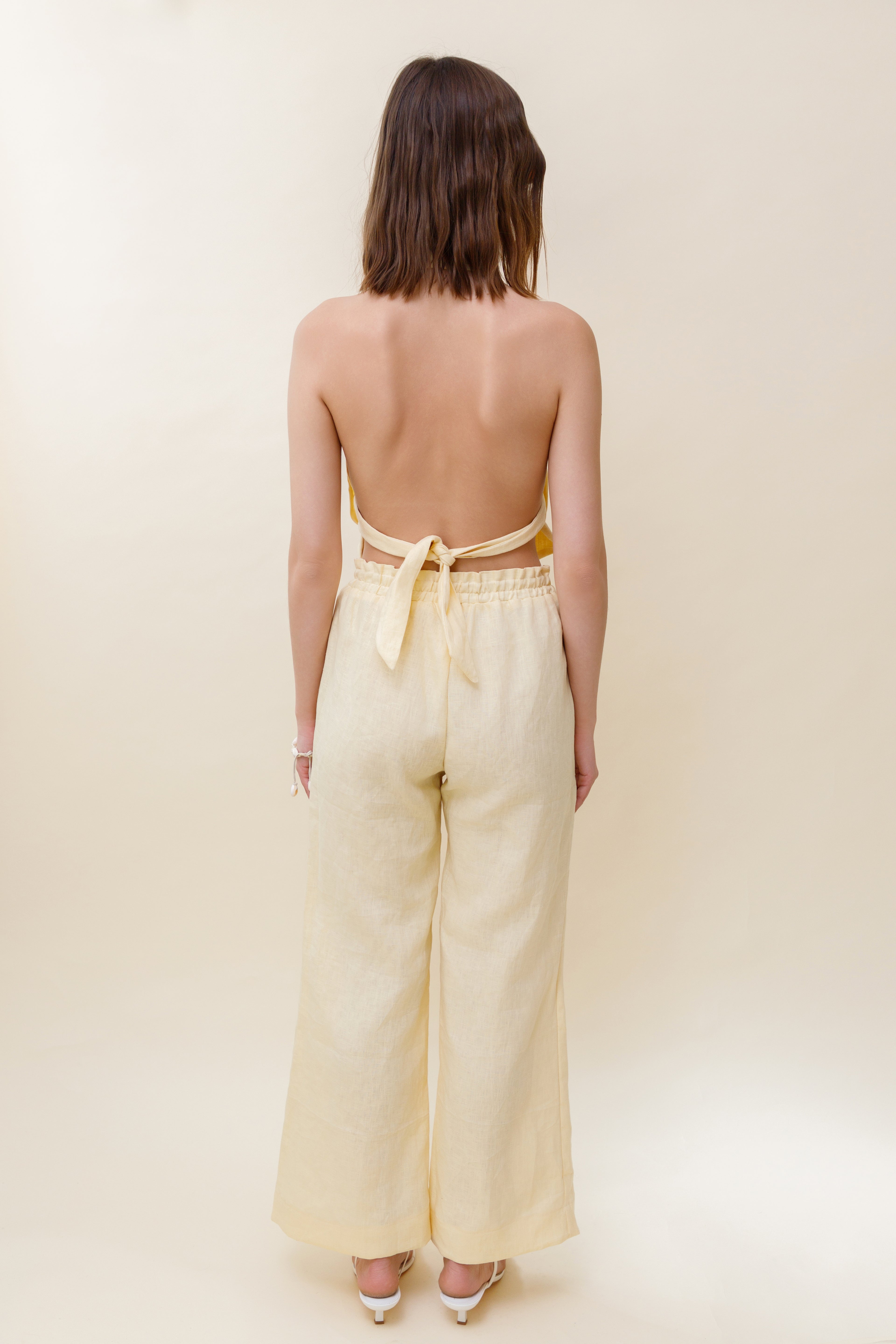 Maria Linen Flare Pants