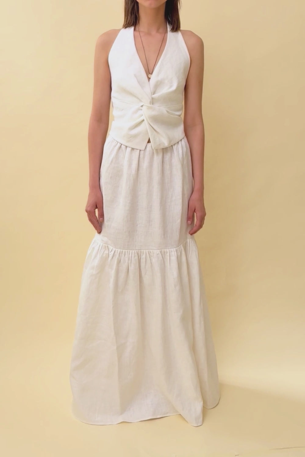 Mona Tiered Maxi Skirt