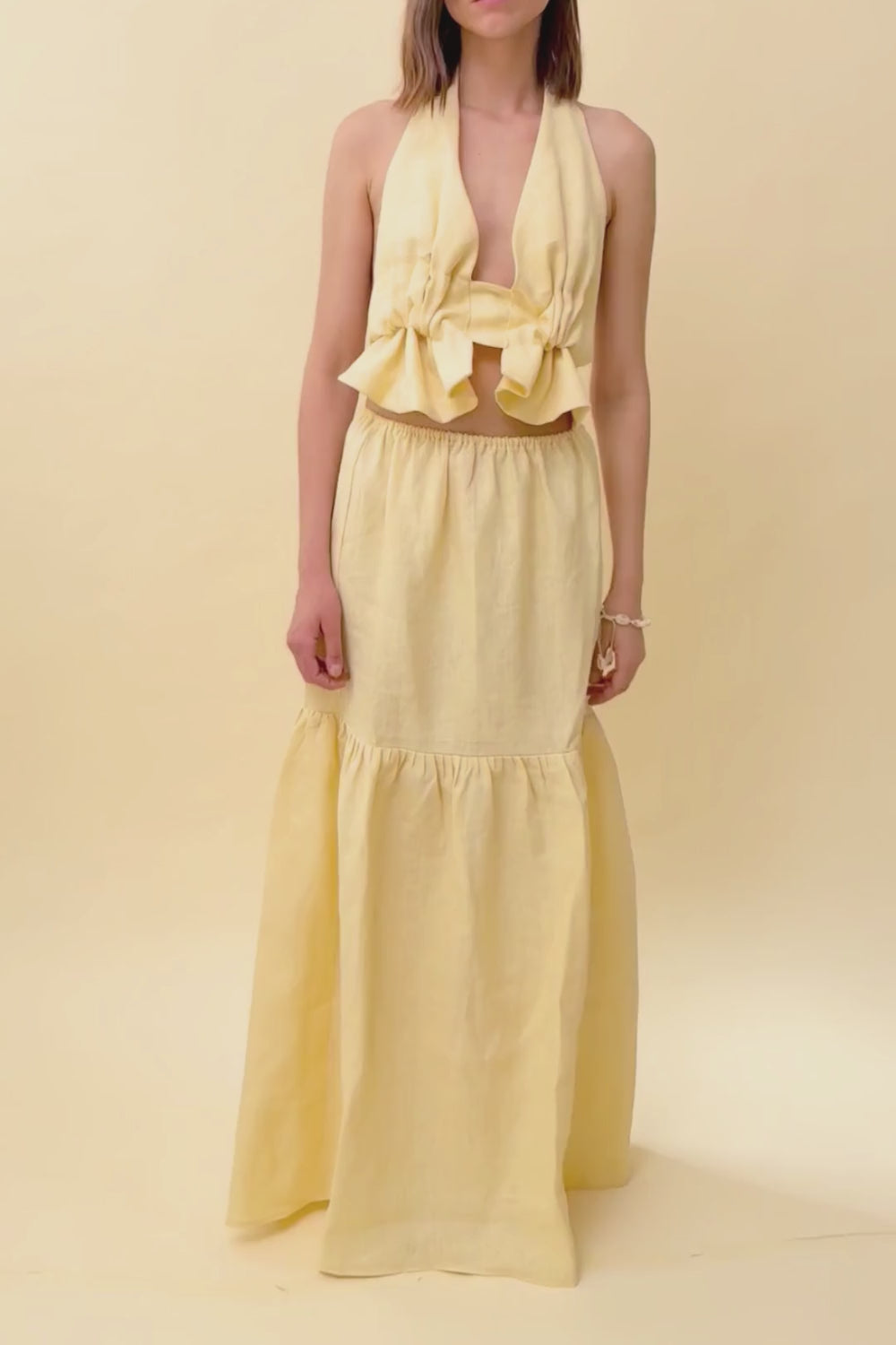 Mona Tiered Maxi Skirt