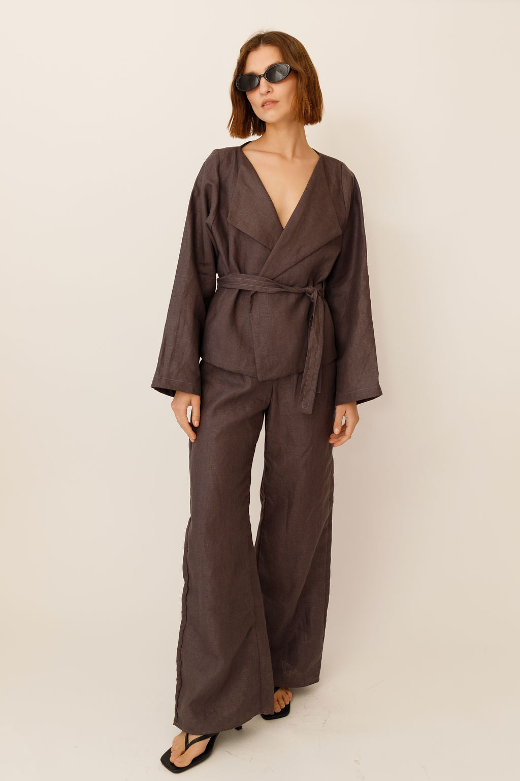 Sol Wide-Leg Linen Pant