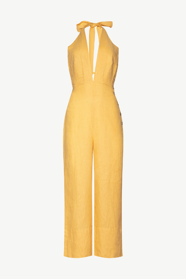 KEONI Linen Jumpsuit Sun